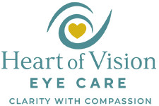 Eye Doctor Tupelo MS - Heart of Vision Eye Care Header Logo